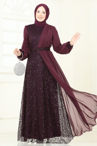 E.L.C. - Evening Dress 2819ELC1143 Damson