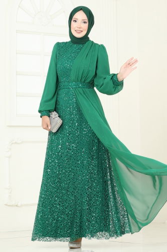 E.L.C. - Evening Dress 2819ELC1143 Emerald