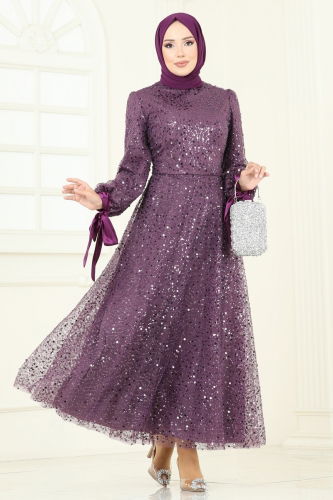 E.L.C. - Evening Dress 2822ELC1143 Damson