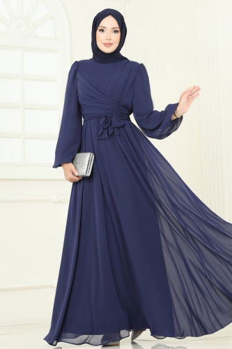 E.L.C. - Evening Dress 2823ELC1143 Navy Blue