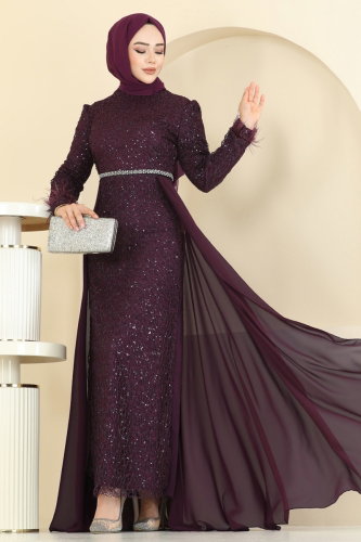 E.L.C. - Evening Dress 2830ELC1143 Damson