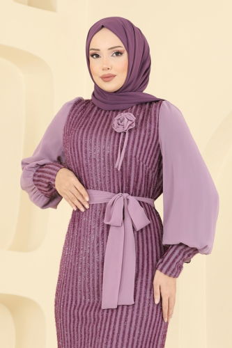 E.L.C.K. - Evening Dress 2841ELCK1161 Lilac