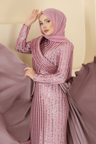 E.L.C.K. - Evening Dress 2848ELCK1161 Powder