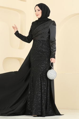 E.L.C.K. - Evening Dress 2849ELCK1161 Black