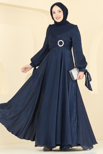E.L.C. - Evening Dress 2855ELC1143 Navy Blue