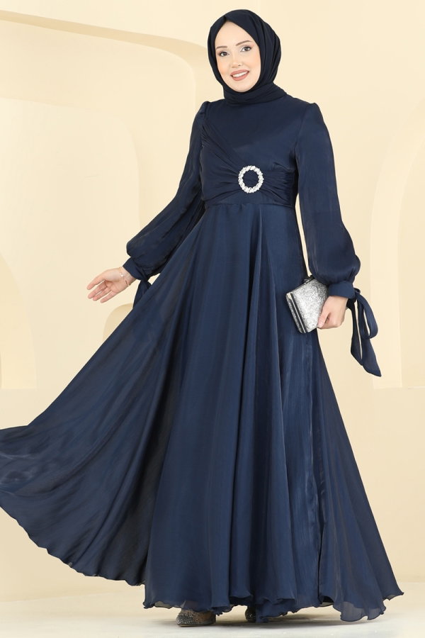 Modaselvim EVENING DRESSES Evening Dress 2855ELC1143 Navy Blue