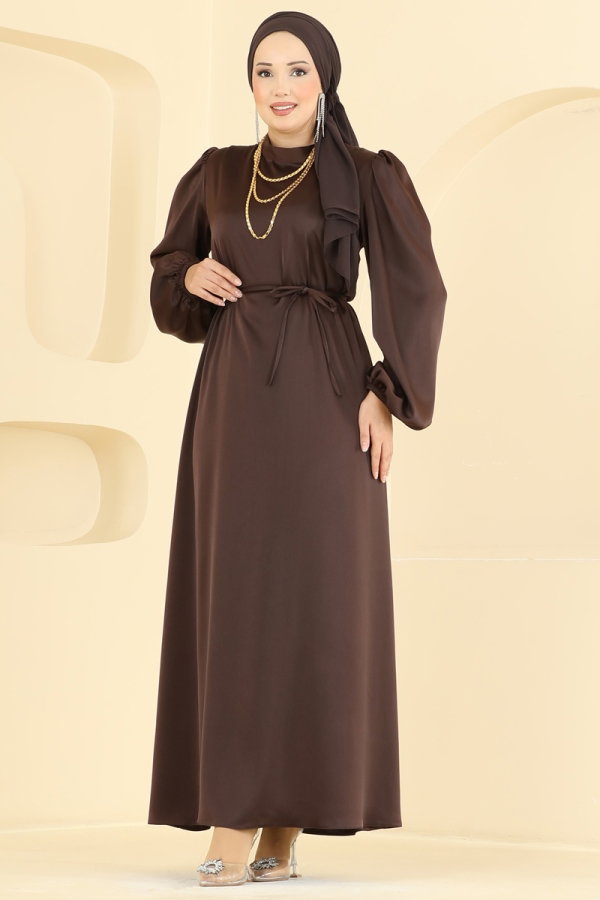 Modaselvim فستان سهرة فستان سهرة بني 3012ARL1089