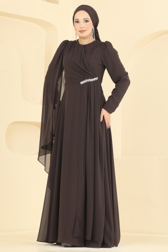 A.R.L. - Evening Dress 4016ARL1089 Bitter Brown