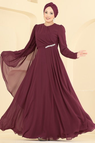 A.R.L. - Evening Dress 4016ARL1089 Burgundy