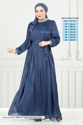 MRV Y.G.S. - Evening Dress 4023YGS898-M Navy Blue