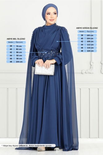 MRV Y.G.S. - Evening Dress 4027YGS898-M Navy Blue