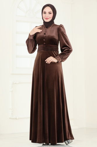 D.M.N. - Evening Dress 4259D170 Brown