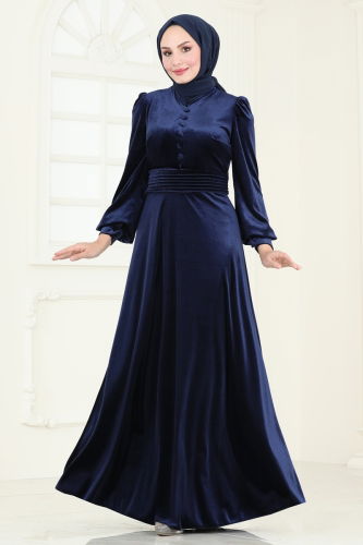 D.M.N. - Evening Dress 4259D170 Navy Blue