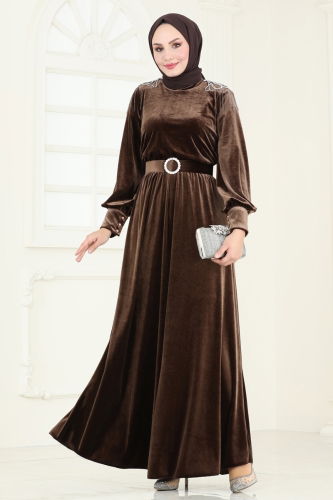 D.M.N. - Evening Dress 4266D170 Brown