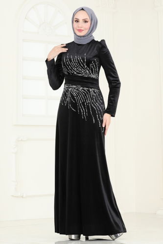 D.M.N. - Evening Dress 4345D170 Black