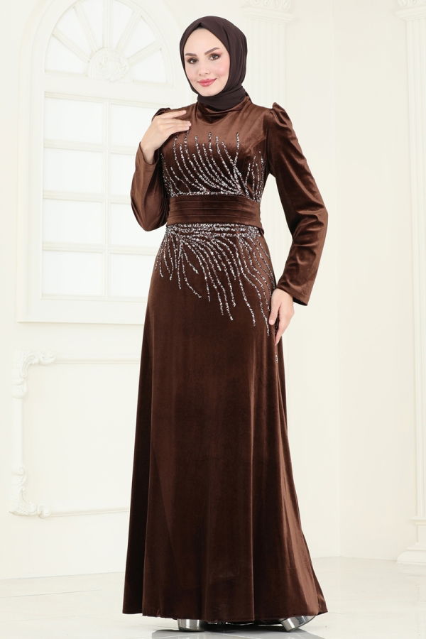 Modaselvim EVENING DRESSES Evening Dress 4345D170 Brown