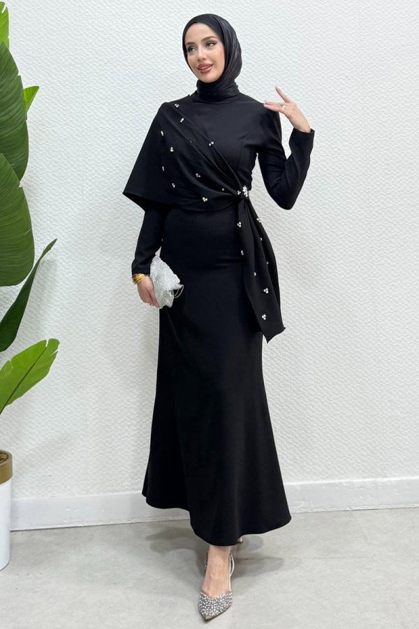 Modaselvim EVENING DRESSES Evening Dress 4444ALG474 Black