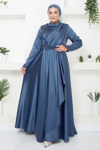 S.R.H. - Evening Dress 4513SRH861 Indigo