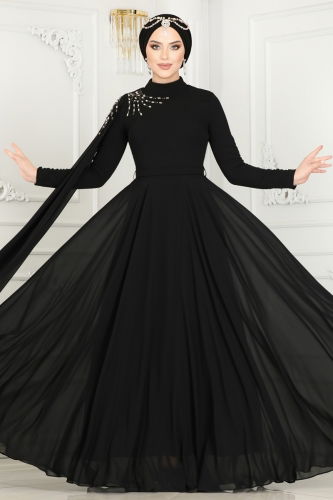 S.R.H. - Evening Dress 4547SRH861 Black