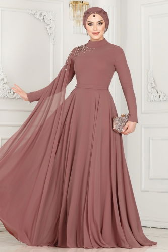 S.R.H. - Evening Dress 4547SRH861 Rose Dried