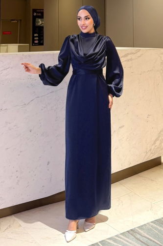 A.L.G. - Evening Dress 4550ALG474 Navy Blue