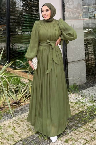 A.L.G.K. - Evening Dress 4604ALGK1170 Khaki