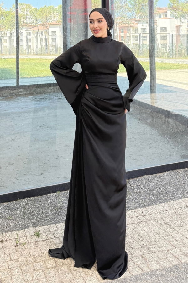 Modaselvim فستان سهرة فستان سهرة أسود 4623ALG474