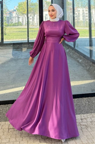 A.L.G. - Evening Dress 4637ALG474 Dark Lilac