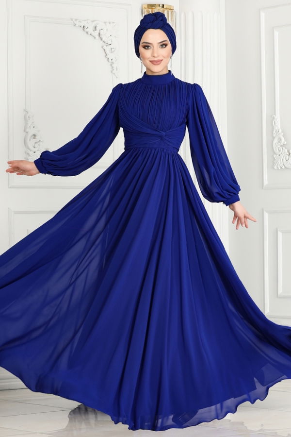 Evening Dress 4642SRH861 Saxe - 3