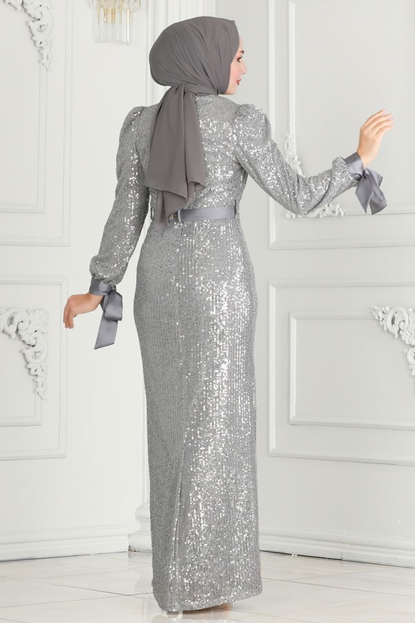 Evening Dress 4667D170 Silver - 5