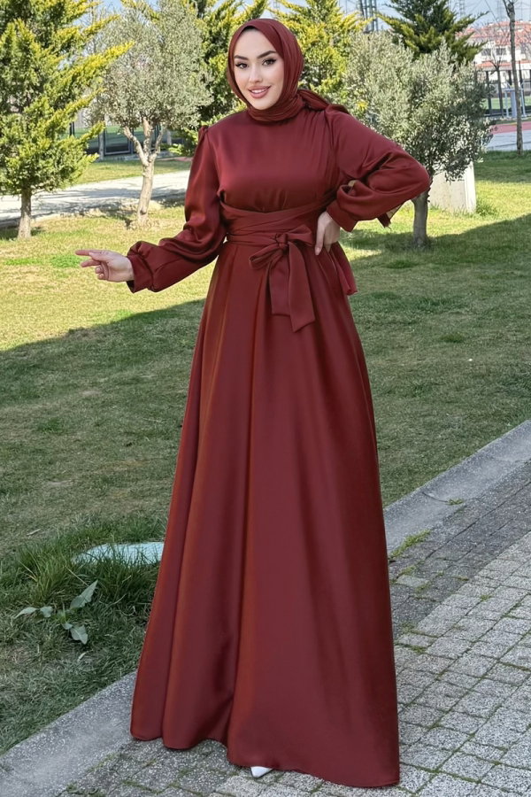 Modaselvim EVENING DRESSES Evening Dress 4723ALGK1170 Burgundy