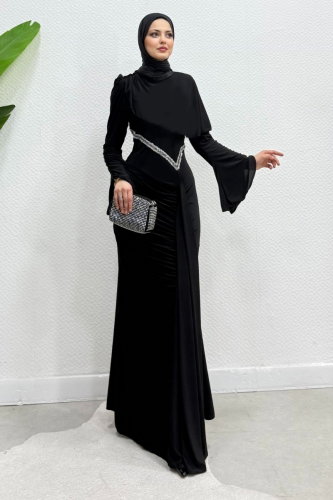 A.L.G.K. - Evening Dress 4724ALGK1170 Black