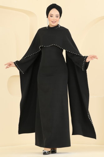 A.L.G.K. - فستان سهرة أسود 4750ALGK1170