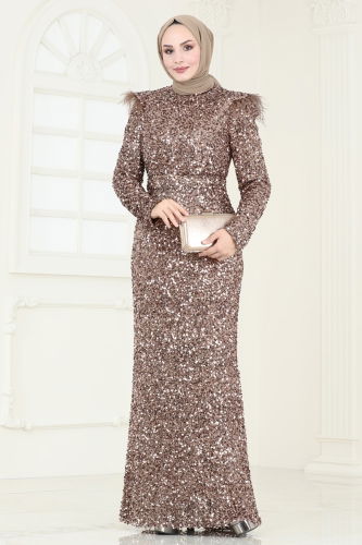 D.M.N. - Evening Dress 4762D170 Brown