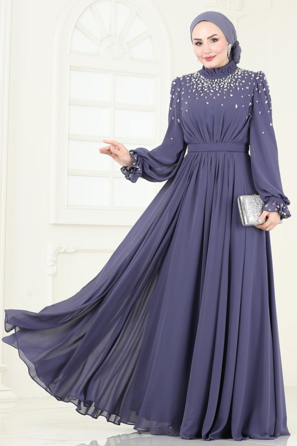 Evening Dress 4791SRH861 Indigo - 2