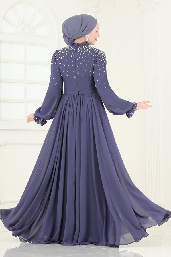 Evening Dress 4791SRH861 Indigo - 6