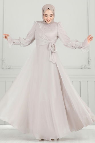 D.M.N. - Evening Dress 4805D170 Stone