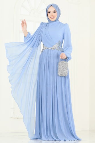S.R.H. - Evening Dress 4916SRH861 Baby Blue