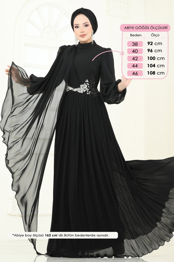 Modaselvim SUAL Evening Dress 4916SRH861 Black