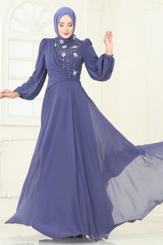 S.R.H. - Evening Dress 4923SRH861 Indigo