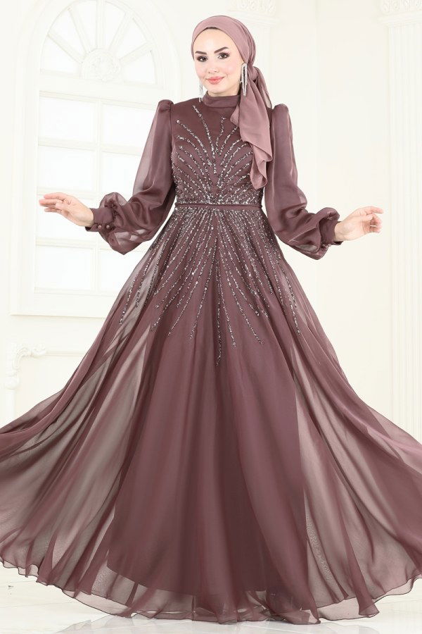 Evening Dress 4953D170 Powder Vision - 3