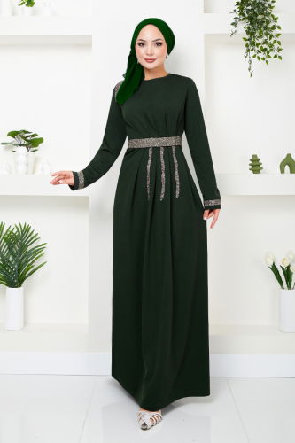 MRV S.L. - EVENING DRESS 5029SL890-M Emerald