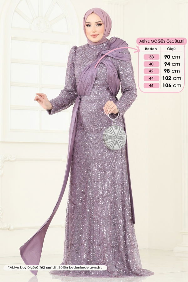 Modaselvim SUAL Evening Dress 5070D170 Lilac