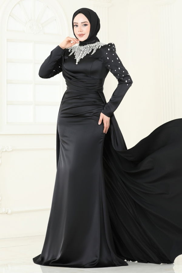 Modaselvim SUAL Evening Dress 5131D170 Black