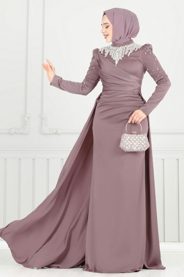 Modaselvim SUAL Evening Dress 5131D170 Dark Lilac