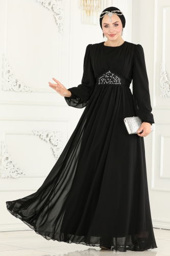 P.C.T. - EVENING DRESS 5217PCT864 Black