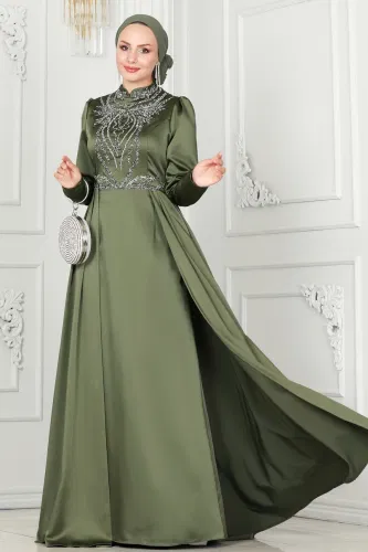 A.L.M. - Evening Dress 52878ALM181 Khaki