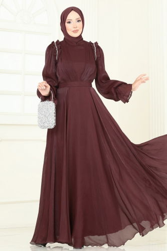 D.M.N. - Evening Dress 5287D170 Brown