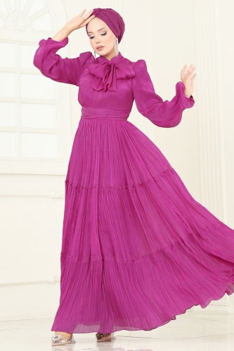 D.M.N. - Evening Dress 5320D170 Fuchsia