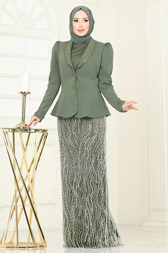 moda selvim Combined 5323DMNK1166 Khaki - Thumbnail